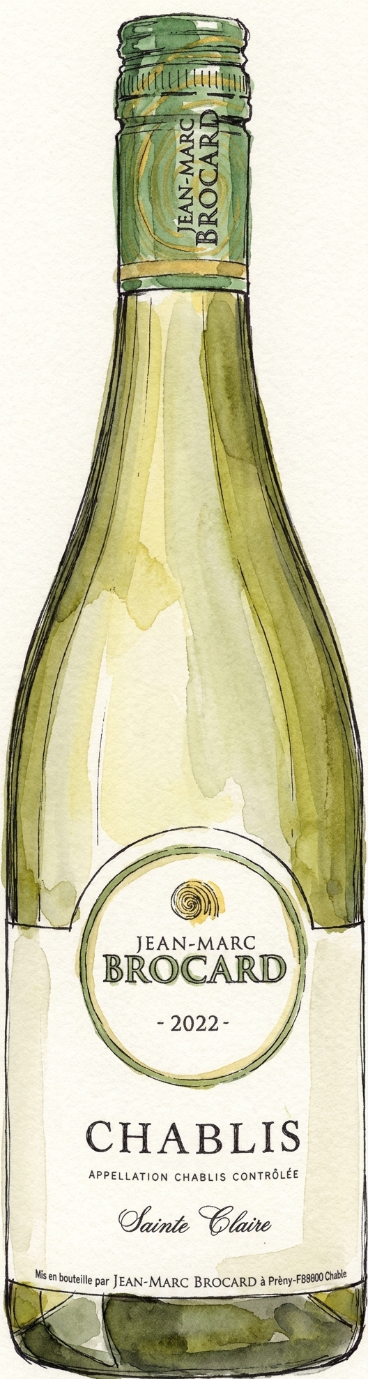 Chablis Sainte Claire J M Brocard – Frankrike