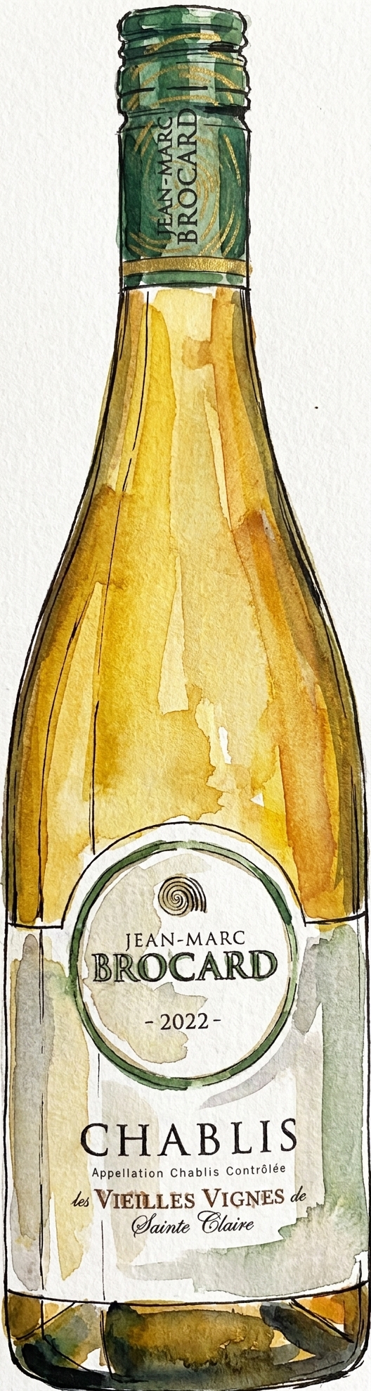 Chablis Vieilles Vignes Sainte Claire J M Brocard – Frankrike