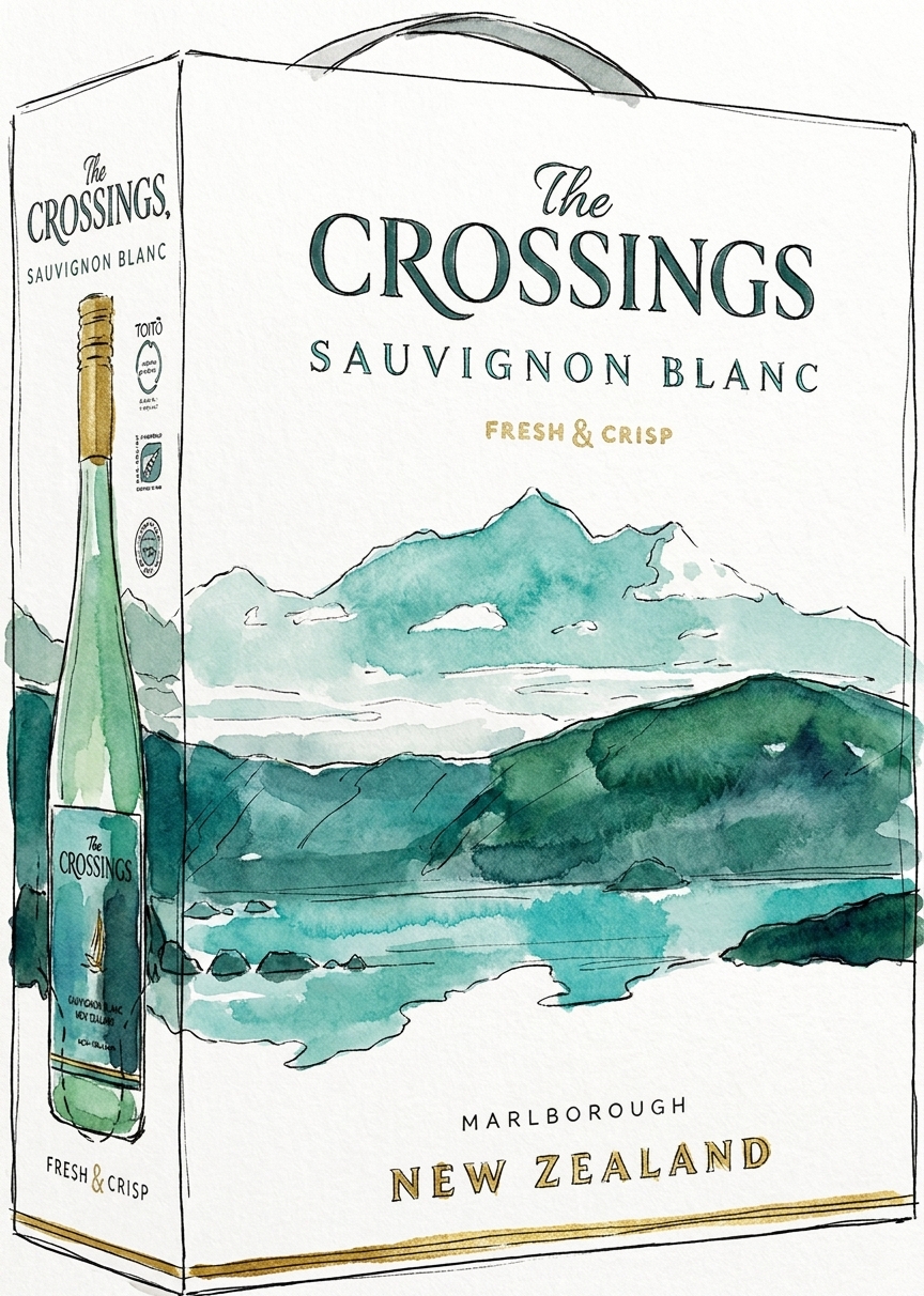 The Crossings Sauvignon Blanc – Nya Zeeland